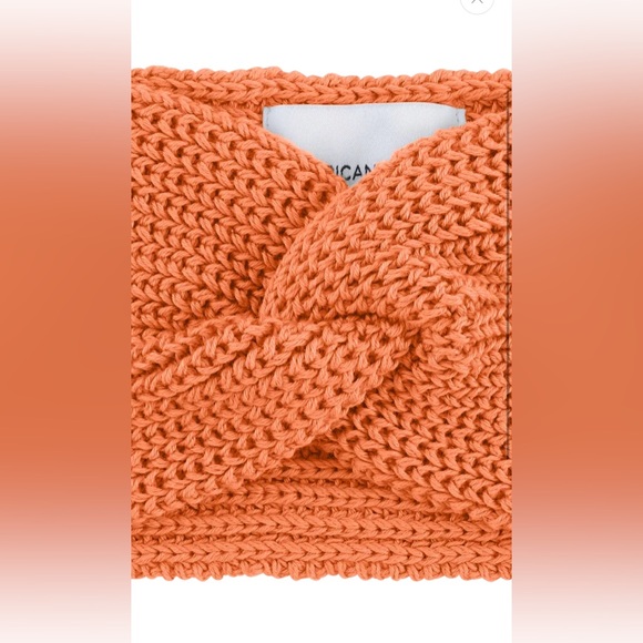 American Dreams - Tori Cotton Twisted Headband Burnt Orange n - Picture 3 of 3